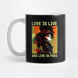 Erykah Badu, Love is live and live is not free Mug